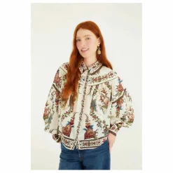 Farm Rio Blouse Magestic Hearts ||Femme Blouses, Chemises