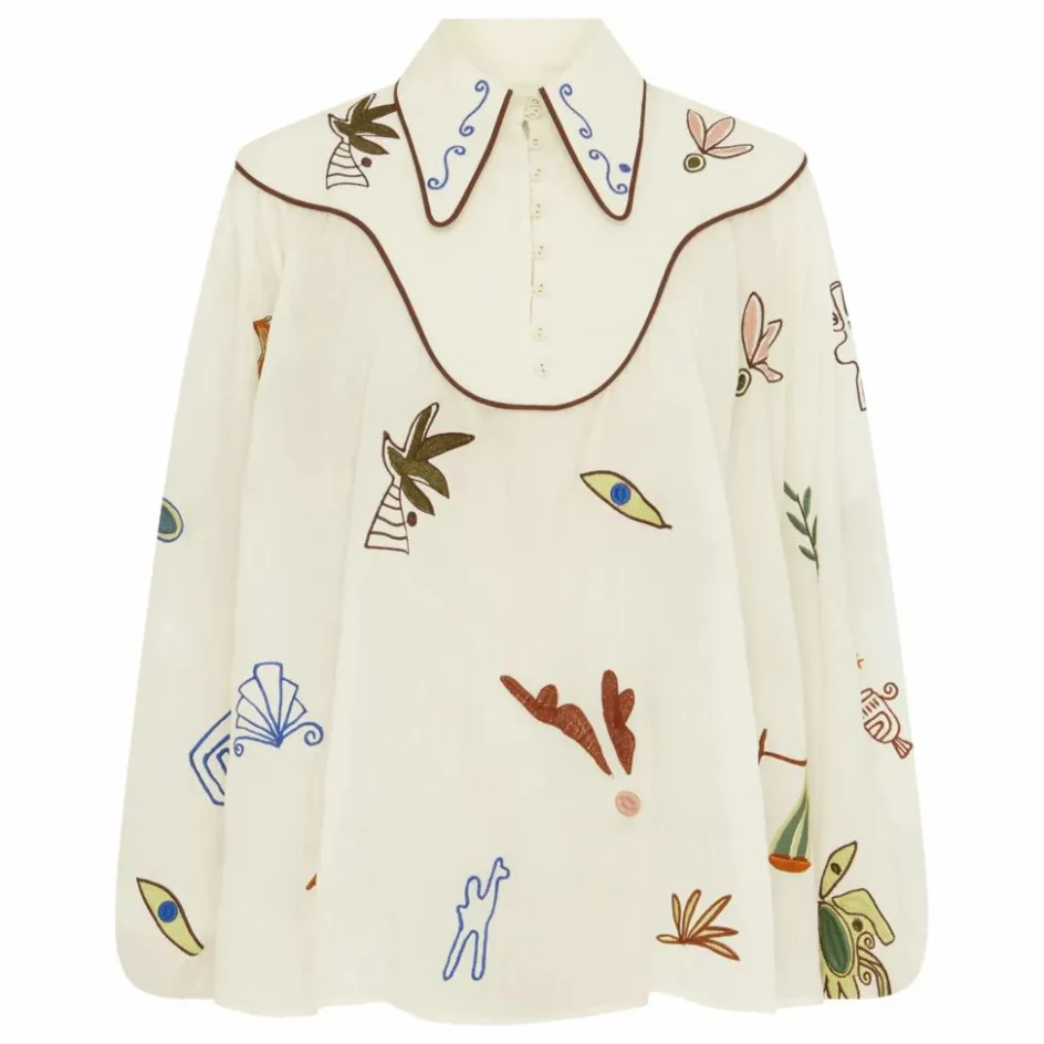 Femme Alémais Blouses, Chemises*Blouse Mina Brodée |