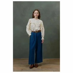 Louise Misha Blouse Noelianne Popeline de Coton Bio - Collection Femme ||Femme Blouses, Chemises