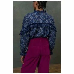 New Blouse Noelianne Starlit Sky Coton Bio - Collection Femme | Femme Blouses, Chemises
