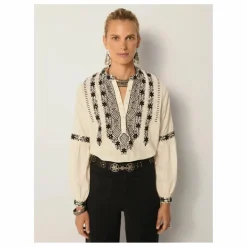 Sale Maison Hotel Blouse Orchid Bruna | Blanc