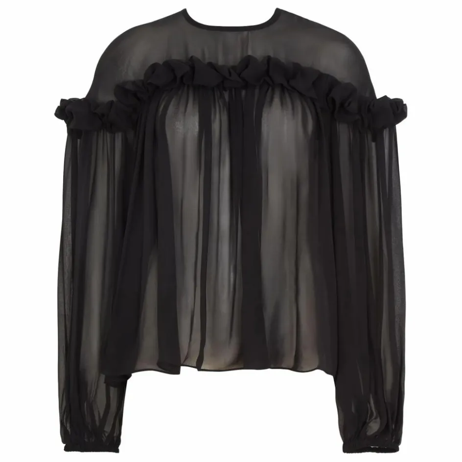 Best Blouse Peggy Soie | Femme Blouses, Chemises