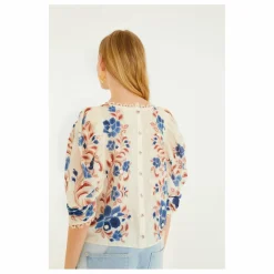 New Farm Rio Blouse Renata Floral | Sable