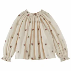 Best Emile et Ida Blouse Roses Brodées | Crème