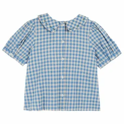 Enfant Emile et Ida Blouses, T-Shirts*Blouse Swockée Vichy Lagon |