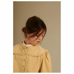 Hot Longlivethequeen Blouse Unie Coton Bio | Vanille