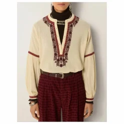 Maison Hotel Blouse Vineyard Bruna Crêpe de Coton ||Femme Blouses, Chemises