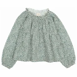 Online Búho Blouse Volants | Vert Cèdre