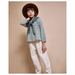 Online Búho Blouse Volants | Vert Cèdre