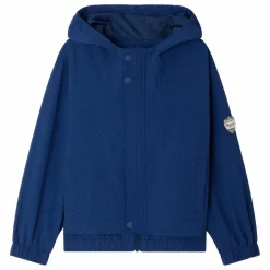 Enfant Bonpoint Manteaux, Blousons|Manteaux, Vestes*Blouson à Capuche Lenny Carreaux Seersucker Fibres Recyclées |