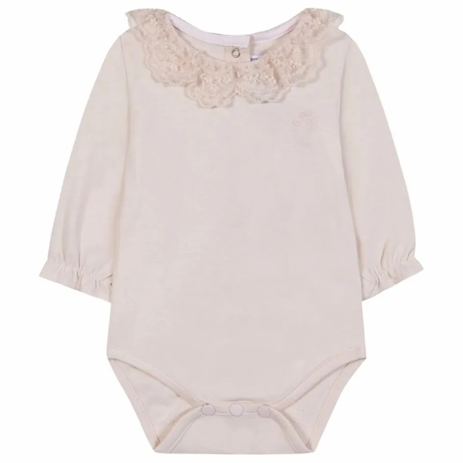 New Tartine et Chocolat Body Col Dentelle | Rose pâle