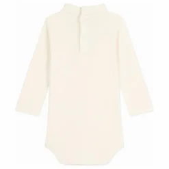 Clearance Petit Bateau Body Col Roulé Uni Coton Bio | Ecru