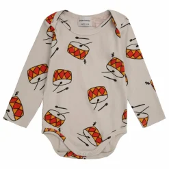 Outlet Bobo Choses Body Coton Bio Tambours | Gris galet