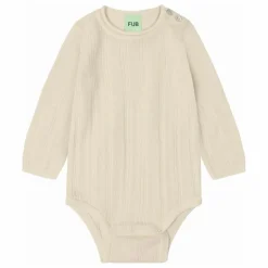 FUB Body Côtelé Laine de Mérinos | Ecru