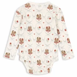 Clearance Konges Sløjd Body Minnie Chiens Pointelle Coton Bio | Ecru
