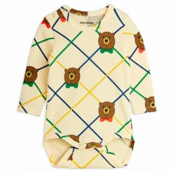 Mini Rodini Body Ours Carreaux Coton Bio || Bodies, Combinaisons|Bodies, Combinaisons