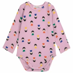 Bobo Choses Body Pions Coton Bio | Lilas| Pyjamas Et Bodies|Premières Tenues