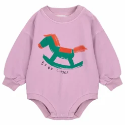 Outlet Body Sweat Cheval Coton Bio | Lilas Bodies, Combinaisons|Combinaisons Et Bodies