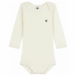 Sale Petit Bateau Body Uni Laine | Ecru