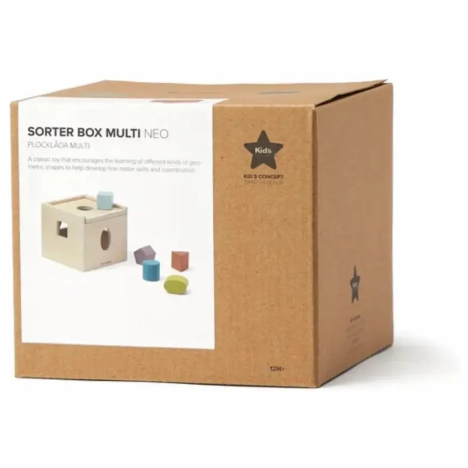 Outlet Kid's Concept Boite à formes Multicolore