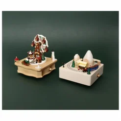 Hot Boite à musique en bois Marché de Noël Musique|Boites À Musique