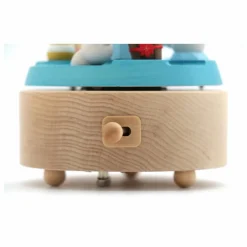 Wooderful life Boite à musique en bois Ours polaire Multicolore