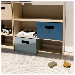 Outlet Nofred Boite de rangement en bois | Bleu