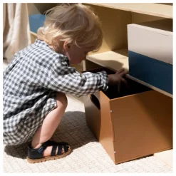 Enfant Nofred Rangements|Patères, Paniers Enfant*Boite de rangement en bois |