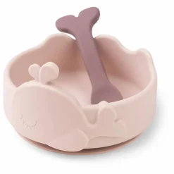 Done by deer Bol ventouse et cuillère silicone Wally || Premiers Repas|Puériculture