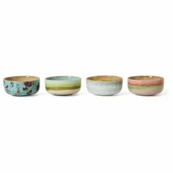 HKliving Art De La Table*Bols Impression - Set de 4