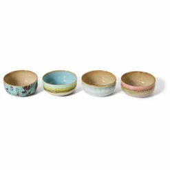 HKliving Art De La Table*Bols Impression - Set de 4