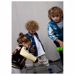 Enfant Fille Garçon Manteaux, Blousons*Bomber Awesome Letterman à Ecussons Cuir |