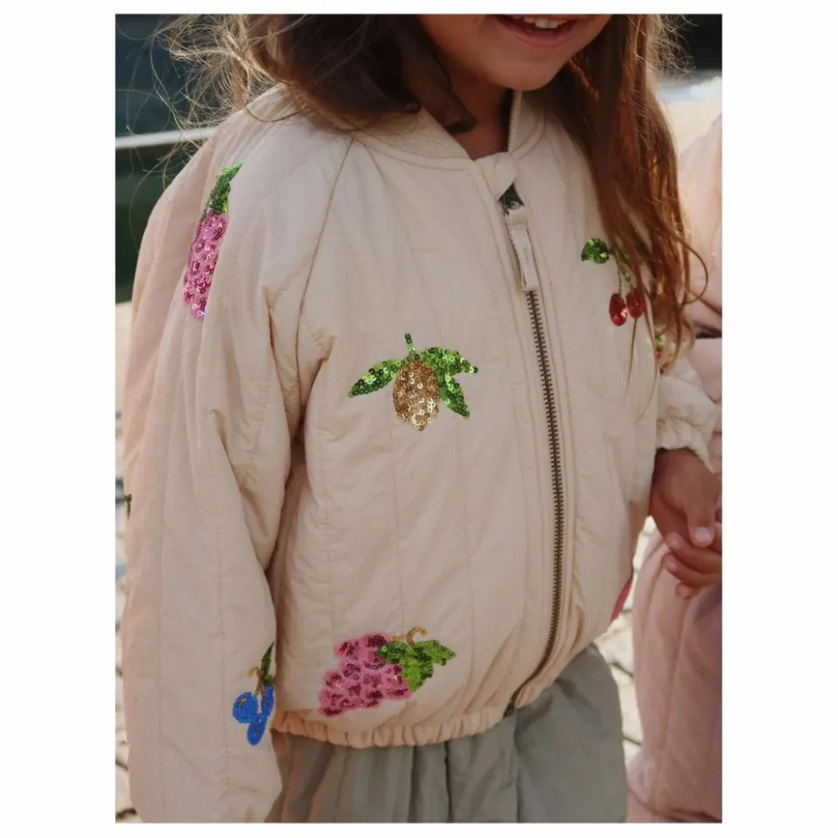 Konges Sløjd Bomber Sequins Juno Fruits ||Enfant Manteaux, Blousons|Manteaux, Blousons, Pilotes