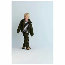 Clearance the new society Bomber Velours Côtelé Mikel | Vert foncé