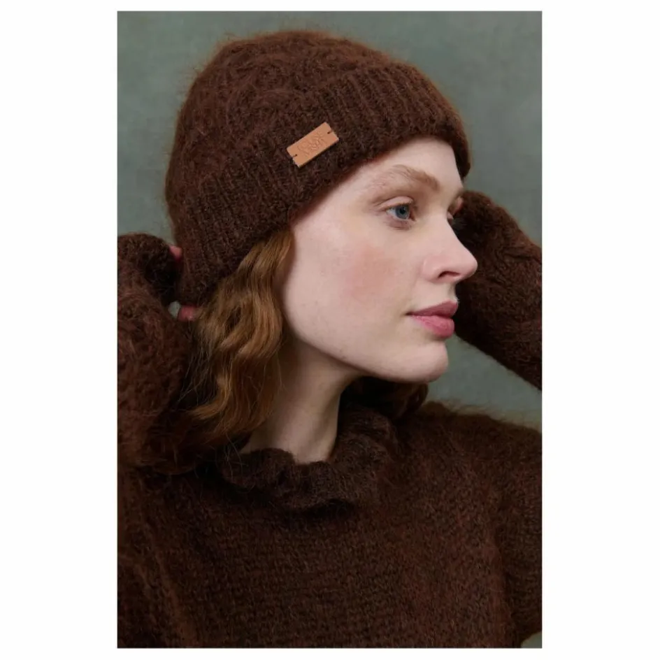 Sale Louise Misha Bonnet Abinaelle Kid Mohair - Collection Femme | Marron