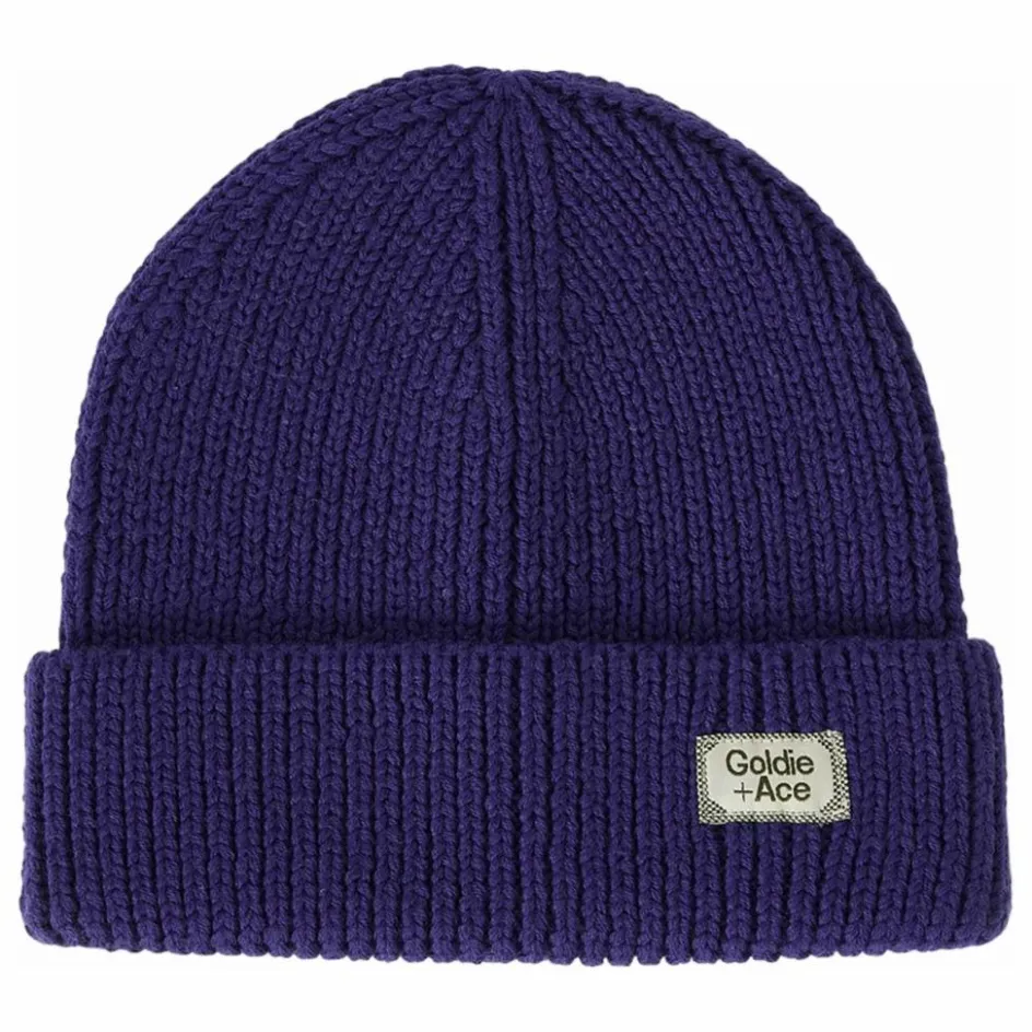 Hot Goldie + Ace Bonnet Laine Mérinos | Bleu marine
