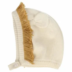 New Meri Meri Bonnet Lion en coton bio | Naturel