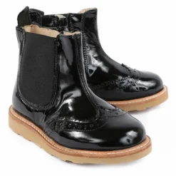 Hot Boots Chelsea Cuir Vernis Francis | Enfant Boots, Bottes|Boots, Bottes