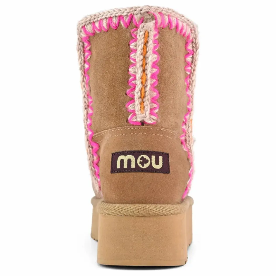 Mou Boots Compensées Norfolk Suède ||Femme Boots, Bottes