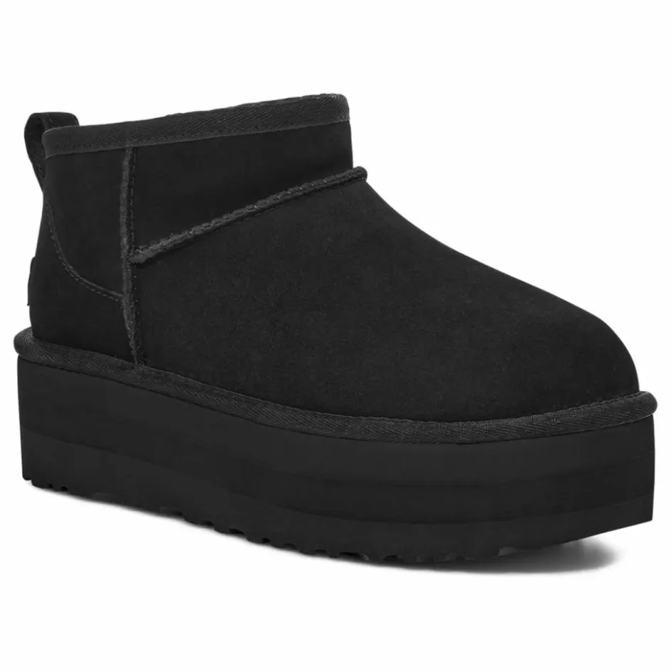 Outlet UGG Boots Fourrées Classic Mini Platform | Noir