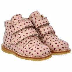 Outlet Angulus Boots Scratchs Cœurs | Rose