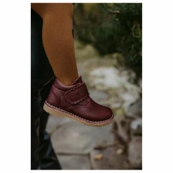 Outlet Petit Nord Boots Scratchs Scallop | Bordeaux