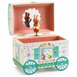 Online Djeco Boîte à bijoux Roulotte enchantée | Vieux Rose