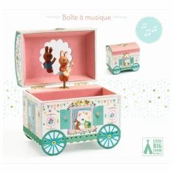 Online Djeco Boîte à bijoux Roulotte enchantée | Vieux Rose