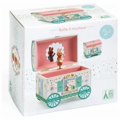 Online Djeco Boîte à bijoux Roulotte enchantée | Vieux Rose