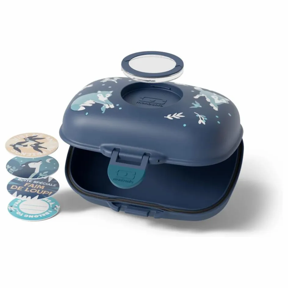 Enfant Monbento Vaisselle Enfant*Boîte à goûter Gram Loup |