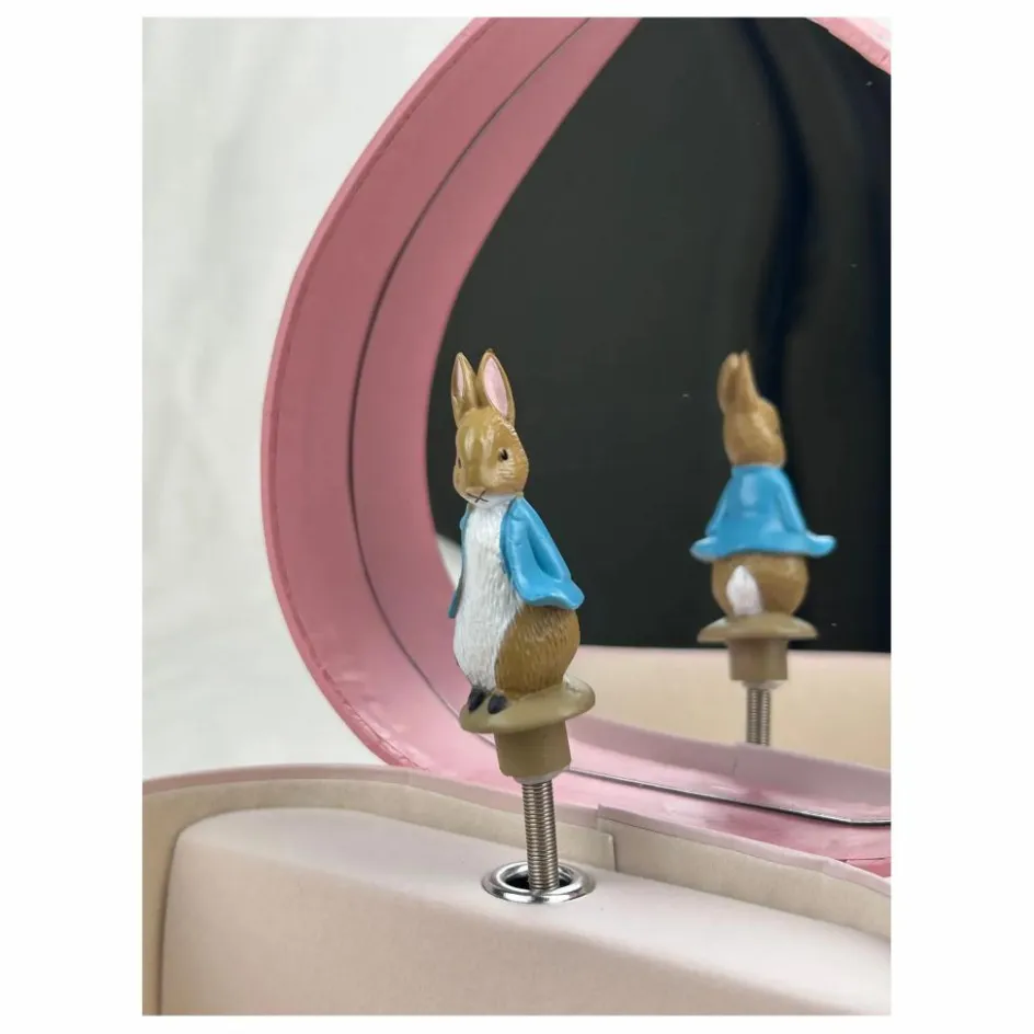 New Trousselier Boîte à musique Lapin | Rose