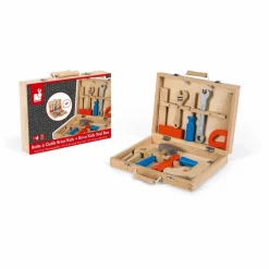 Best Janod Boîte à outils Brico'Kids - Set de 9 pièces Multicolore