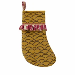 Outlet Doing Goods Botte de Noël en coton | Ocre