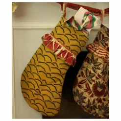 Outlet Doing Goods Botte de Noël en coton | Ocre